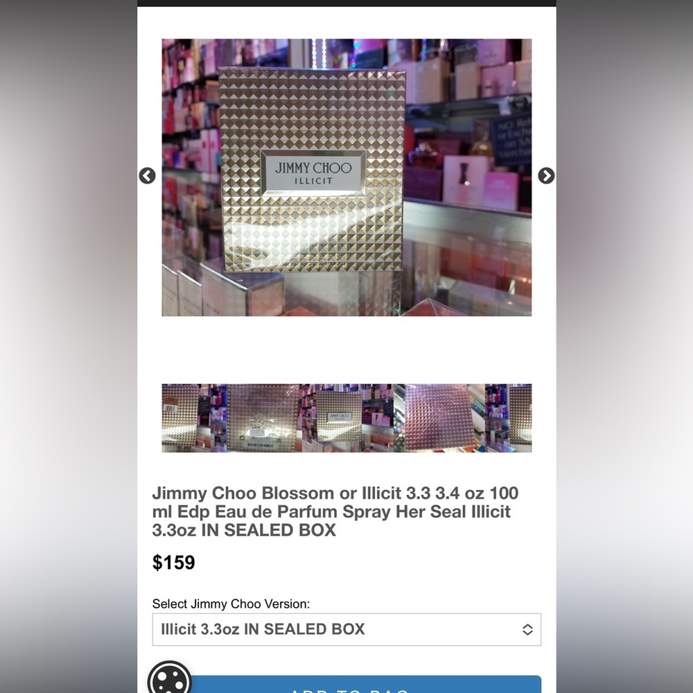 Jimmy Choo Illicit Perfume 100 ML / 3.3 FL Oz NIP - Picture 8 of 8